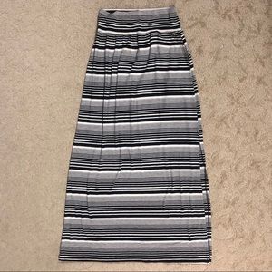Striped Maxi Skirt